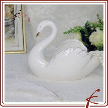 Ceniceros de cerámica de la forma del cisne